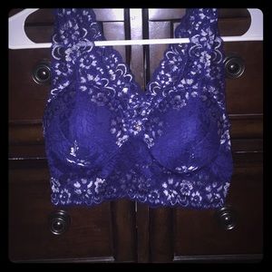 Plus size padded bralette